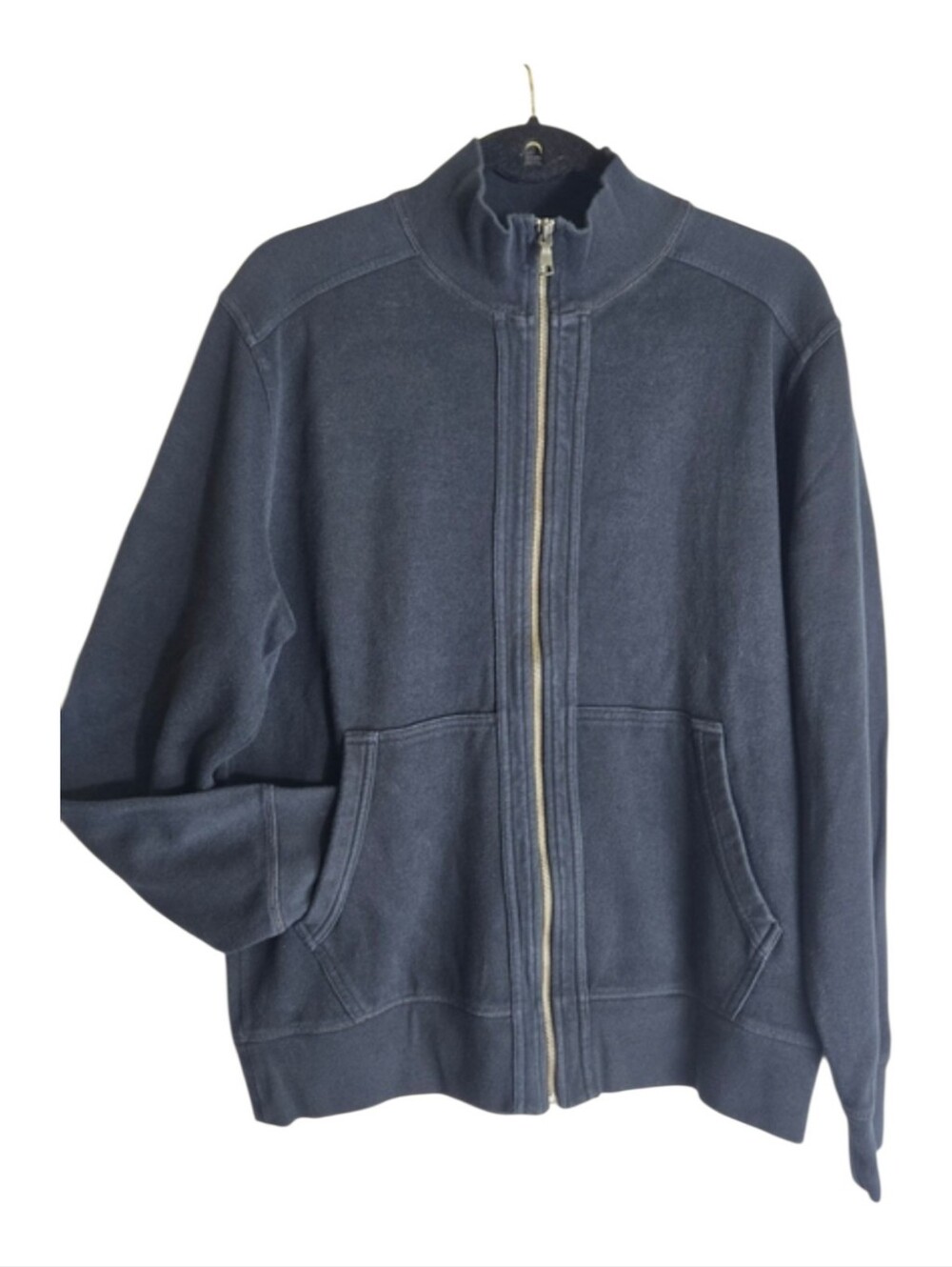 Banana Republic Zip-up Sweater Jacket Navy Blue Men's Large